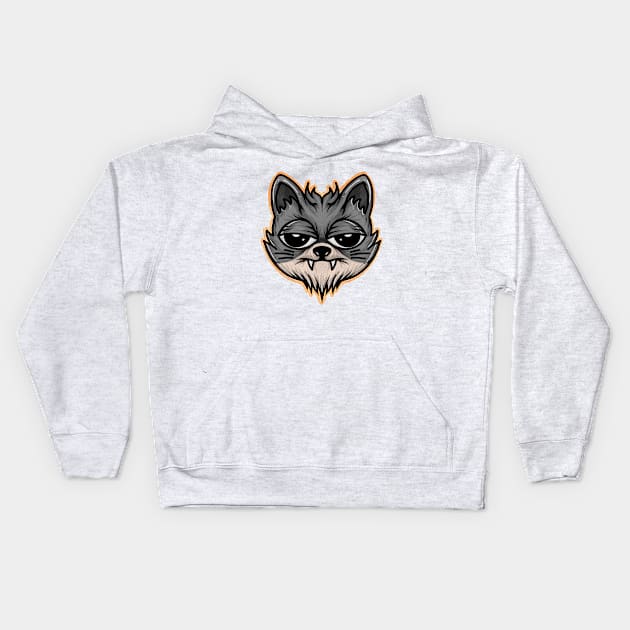 Cat lover Kids Hoodie by Blunts